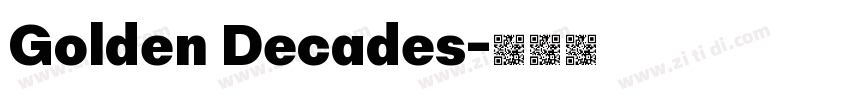 Golden Decades字体转换